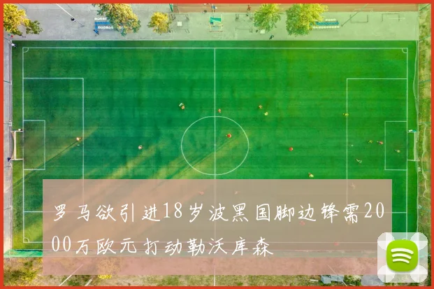 罗马欲引进18岁波黑国脚边锋需2000万欧元打动勒沃库森